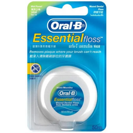 DENTAL FLOSS ORAL B WAXED MINT