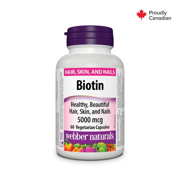 WN BIOTIN 5000MCG VEG CAPS 60S(HAIR,SKIN A